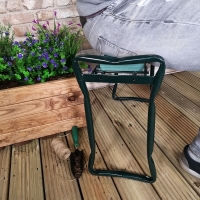 Scaun gradinarit si genunchiera, verde, 60 x 28 x 13 cm, Vivo, KP105